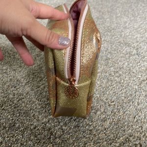 Gently Used: Sparkly / Cameo Make Up bag